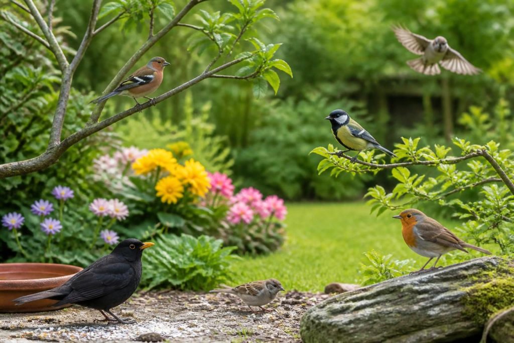 apprenez à identifier facilement les oiseaux du jardin les plus courants grâce à notre guide pratique et illustré. découvrez leurs caractéristiques et comportements.