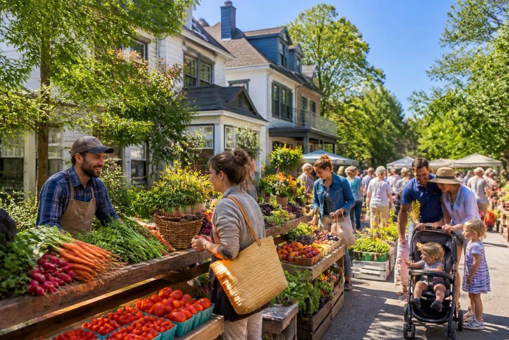 découvrez comment trouver facilement un marché de producteurs près de chez vous pour acheter des produits locaux frais et de saison.