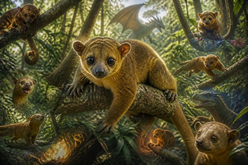découvrez le kinkajou, un animal fascinant, et ses diverses apparitions dans la saga royaume de feu. explorez son rôle et son impact dans cet univers captivant.