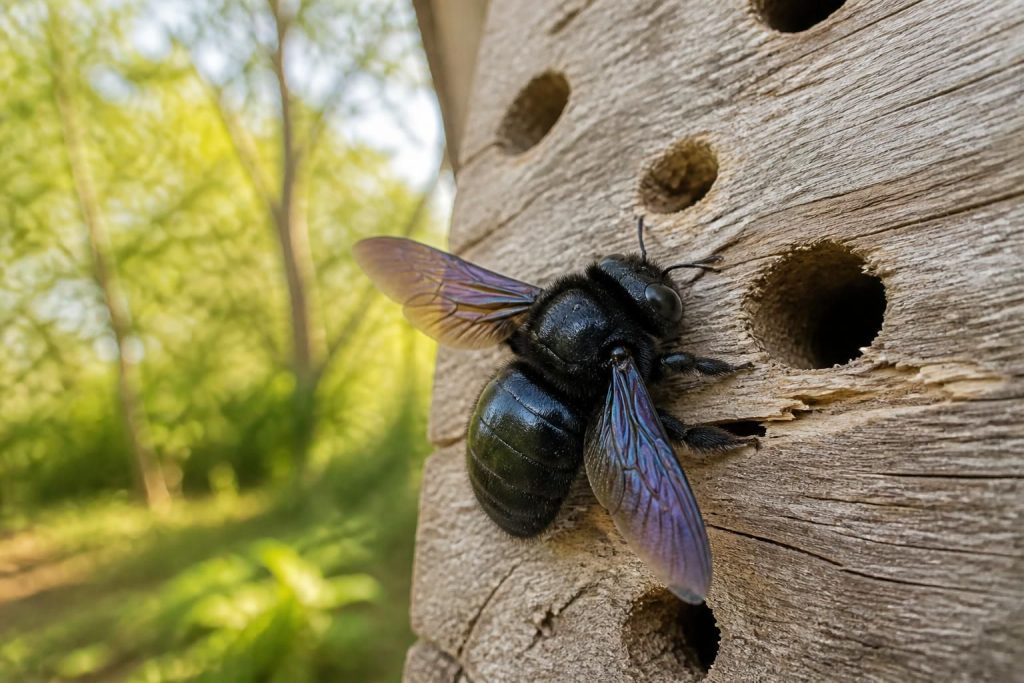 découvrez comment reconnaître le nid de l'abeille charpentière et comprendre les réactions provoquées par ses piqûres. guide complet pour mieux connaître cet insecte.