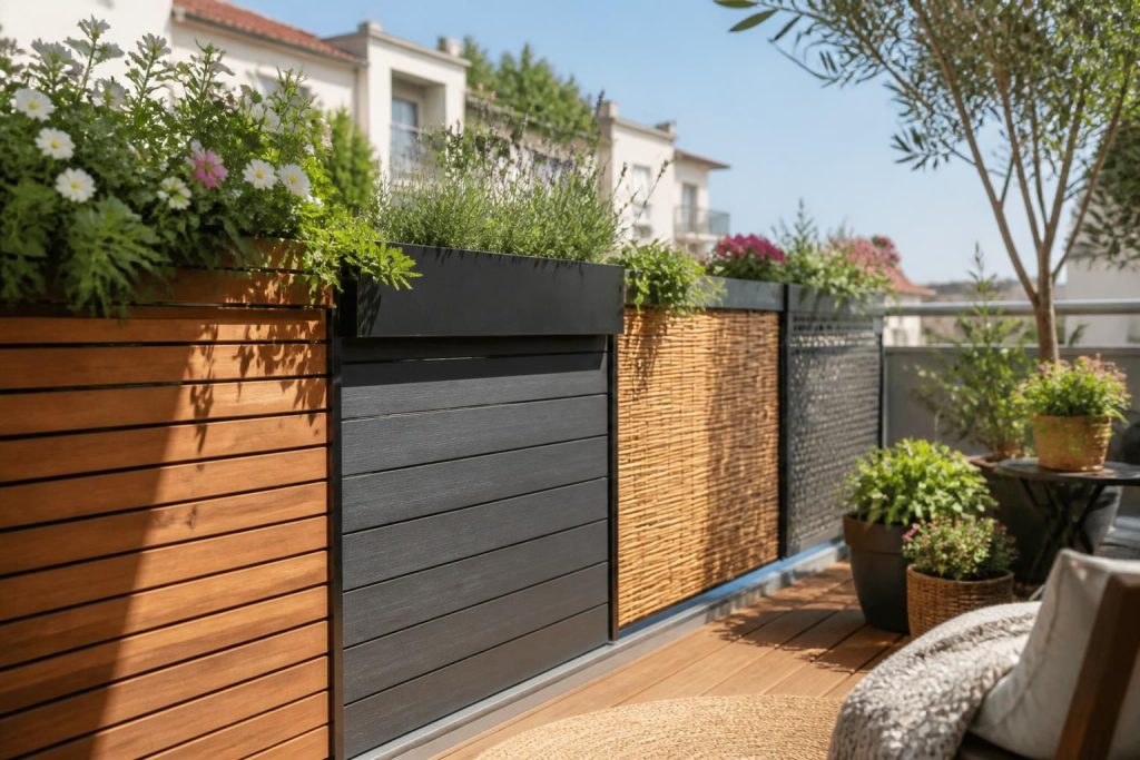 découvrez nos idées déco et les matériaux adaptés pour habiller le rebord de votre balcon et sublimer votre espace extérieur.