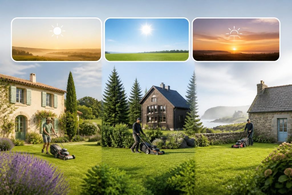 découvrez les meilleures heures pour tondre votre pelouse en fonction des jours et des régions, avec des conseils pratiques pour respecter votre environnement et optimiser la santé de votre gazon.