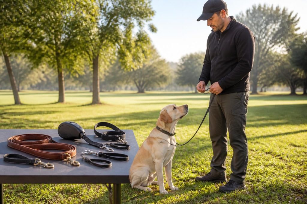 découvrez comment choisir la laisse idéale pour un dressage canin efficace et adapté à votre chien. conseils et astuces pour une éducation réussie.