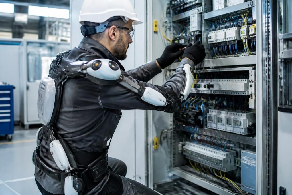 découvrez comment les exosquelettes révolutionnent le travail des électriciens en améliorant leur confort, sécurité et efficacité grâce à des technologies avancées.