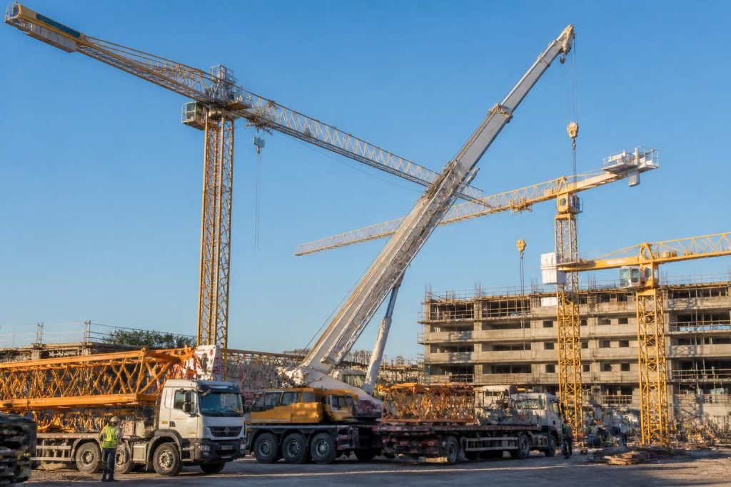 découvrez notre sélection de grues à tour mobiles et sur camion d'occasion, incluant des modèles de marques réputées comme potain et liebherr, pour des solutions de levage performantes et adaptées à vos chantiers.