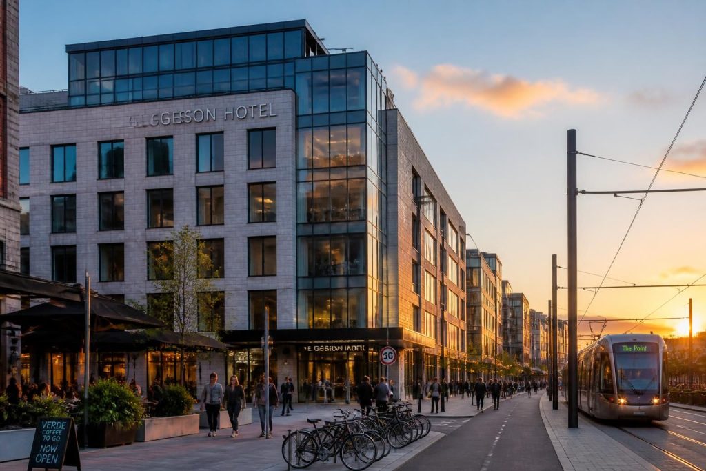 découvrez le gibson hotel dublin et profitez d'un séjour confortable dans le quartier animé de the point village, au cœur de la capitale irlandaise.