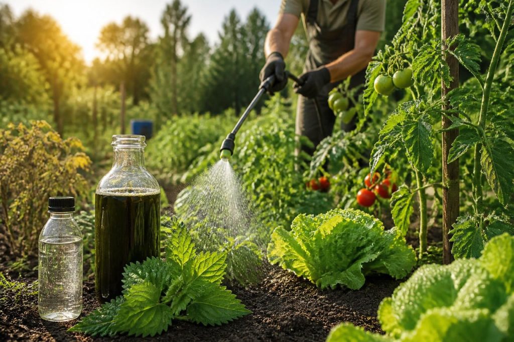 découvrez comment utiliser le purin d'ortie en jardinage comme engrais naturel, désherbant efficace et pour protéger vos plantes de manière écologique.