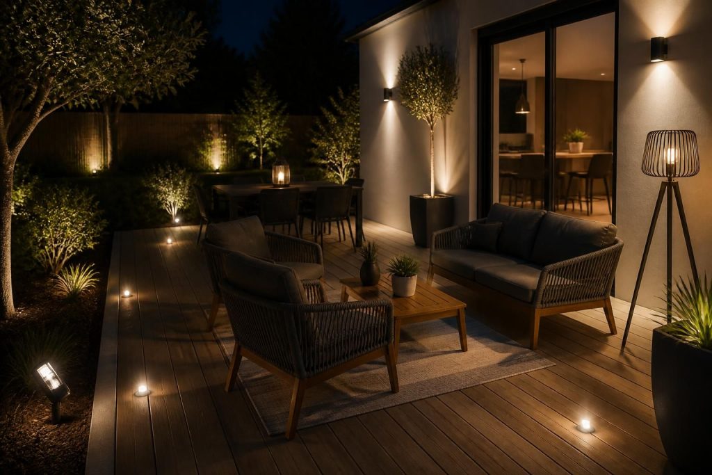 découvrez quelle puissance led choisir pour l'éclairage extérieur de votre terrasse et projecteurs solaires. nos conseils pour un éclairage efficace et économique.